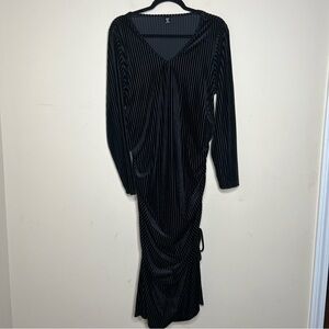 SHEIN NWOT Bodycon Ruched Plus Size Dress